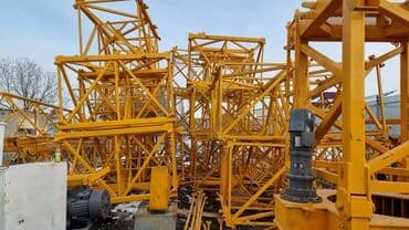 цепная лебедка: Башенные краны Zoomlion: Высота - 60м, Стрела - 60м, Грузоподъемность — 7