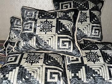 синтепух: Декоративные подушки, комплект - Количество: 6шт. - Форма — 1