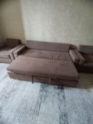 длинный диван: Модульный диван, Б/у — 3