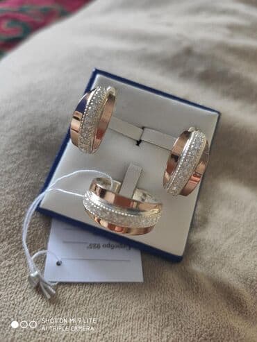 свадебные наборы ручной: Набор украшений, Проба 925, Женские, Новый — 13