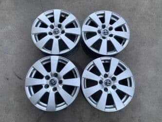 диски камри: Куйма Дисктер R 16 Toyota, Комплект, тешиктери - 5, Колдонулган — 1