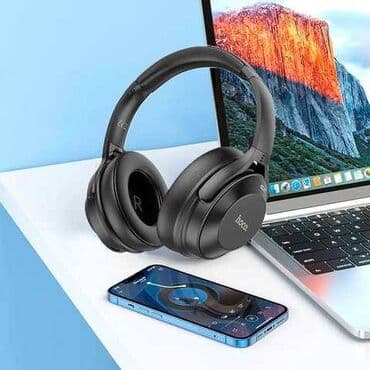 накладные наушники для телефона: Полноразмерные, Hoco, Новый, Беспроводные (Bluetooth), Классические — 3