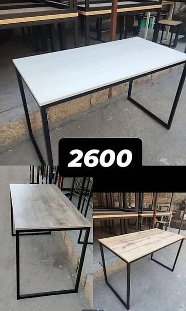 Офис столдору: Стильный, практичный офисный стол. ❗Надёжный металлический каркас- lalafo.kg да — 6 Офис столдору: Стильный, практичный офисный стол. ❗Надёжный металлический каркас- — 6