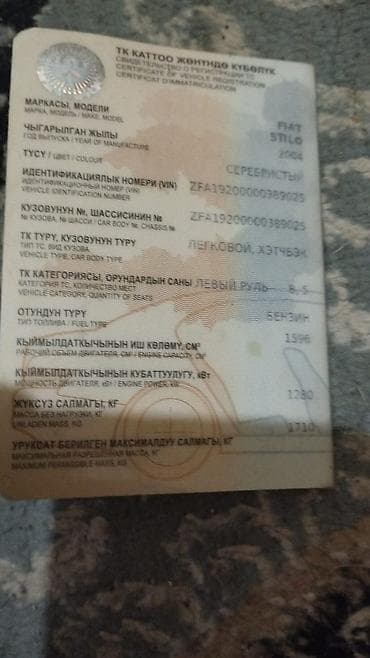 fiat ducati: Fiat Stilo: 2004 г., Хэтчбэк — 7