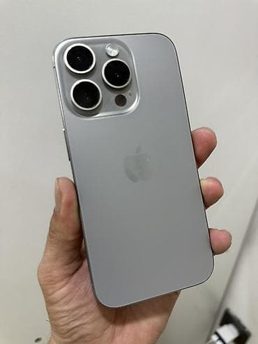 фотоаппарат instax: IPhone 15 Pro, Б/у, 256 ГБ, Natural Titanium, Зарядное устройство, Защитное стекло, Чехол, В рассрочку, 88 % — 1