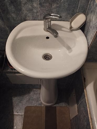 Раковина для ванной, Особенности: Глянцевое, Овальная форма, Материал: Керамика