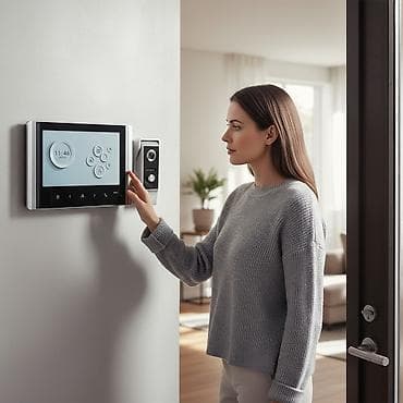 Видеодомофонная система, состоящая из 7-дюймового цветного монитора с