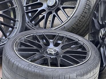 Комплект литых дисков с шинами для Mercedes (стиль AMG) W222 W218 — 8