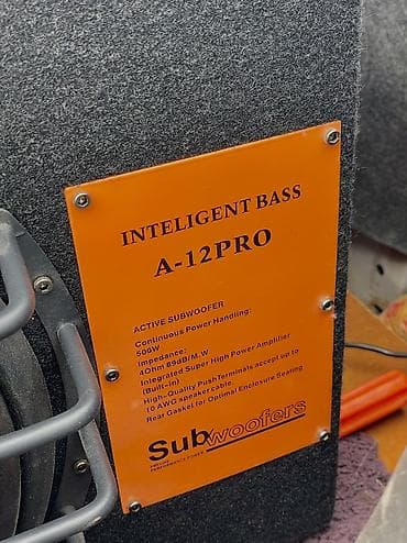 автомагнитолы пионер: ПРОДАЮ САБВУФЕР🔊 INTELIGENT BASS A-12 PRO СОСТОЯНИЯ НОВАЯ🔥 БАСС МОЩНЫЙ — 5