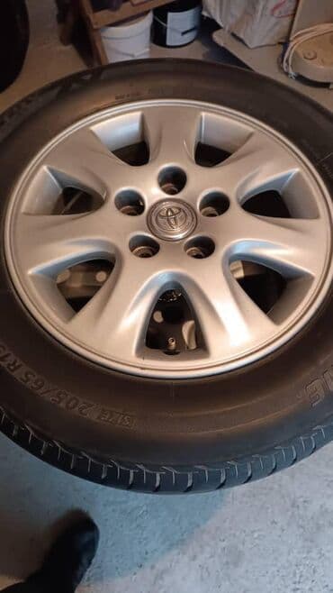 Литые Диски R 15 Toyota, Комплект, отверстий - 10, Б/у