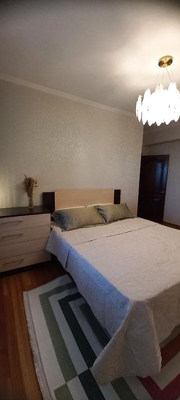 3комн квартира: 3 комнаты, 90 м², Индивидуалка, Пишпек Индивидуалка, 4 этаж, Свежий ремонт — 2