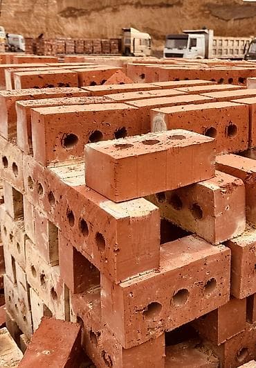 Пустотелый, дырчатый, Жженый кирпич, Одинарный, 250×120×65