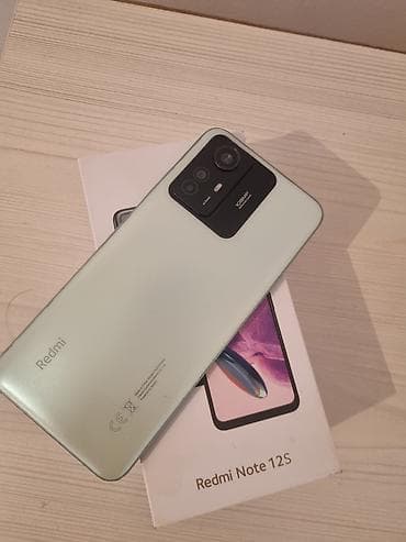 Redmi, Redmi Note 12S, Б/у, 256 ГБ, цвет - Зеленый, 2 SIM