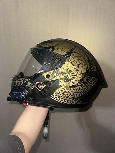 кровавый меридиан: Мотошлем интеграл LUOK (сертификат DOT) - Тип: интегральный шлем с — 2