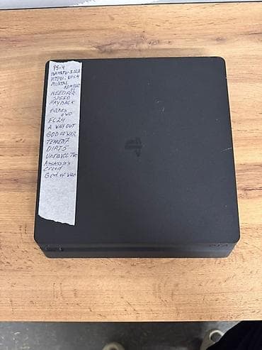Техника и электроника: Срочно продаю!!Sony PlayStation 4 Slim (черная) Комплектация и — 1