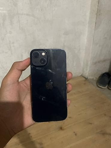 Техника и электроника: IPhone 13, Б/у, 128 ГБ, Синий, Зарядное устройство, 66 % — 2