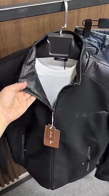 красивые вещи: Кожный куртка новый 4500с — 2