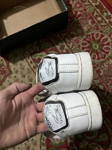 Босоножки, сандалии, шлепанцы: Мужские кроссовки, 39.5, Lacoste, Новый, цвет - Белый, Самовывоз — 5