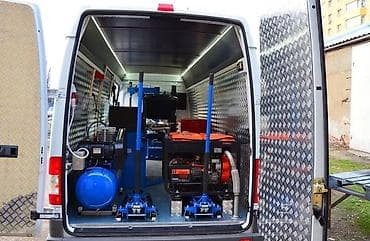 Дөңгөлөктөр монтажда: Мобильный шиномонтаж — полноценная мастерская на базе фургона. Что — 1