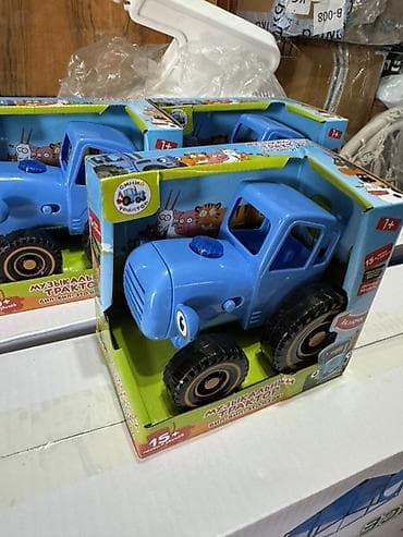 машинка скупка: Музыкальный трактор «Синий трактор» для малышей 1+ - Яркая игрушечная — 3