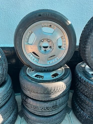 r15 205: Колеса в сборе 215 / 55 / R 17, Всесезонная, Б/у, Комплект, Легковые, Литые, отверстий - 5 — 1