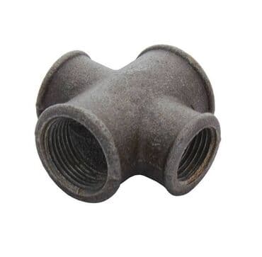 краник: Крест стальной Диаметр 1: 100; 150; 200. мм, Диаметр 2: 100; 150; — 1