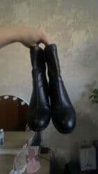 сапоги лакированные на высоких каблуках: Ботинки Деми размер не подошел,, кожзам — 3