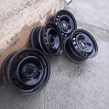 470 лх: Железные Диски R 15 Комплект, Б/у — 1