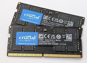 intel core 2 quad: DDR5 32Gb Crucial SoDIMM PC4800 1.1V CL40 - Есть 2 шт. Цена за ОДНУ — 1
