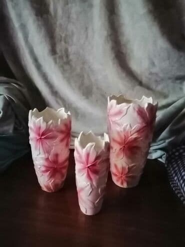 красивые вещи: КРАСИВЫЙ НАБОР ИЗ ТРЕХ ВАЗ. КРАСИВАЯ ВАЗА СОВЕТСКИХ ВРЕМЁН — 3