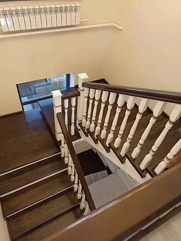 Оборудование для производства: Деревянная лестница Для дома, Бесплатный замер, Форма лестницы: Прямая, Стиль: Классический — 10