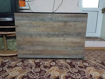 шкафы и вешалки для верхней одежды: Раскладной стол-книга из ЛДСП под дерево. - Компактный: в сложенном — 2