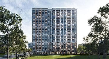 Батирлер: 1 бөлмө, 57 м², Элитка, 14 кабат, Даяр ПСО (өзү оңдоп түзөтүп бүтүү үчүн) — 2