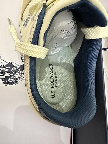 барсетка uspa: Мужские кроссовки, 41, Polo Ralph Lauren, Новый, цвет - Бежевый, Самовывоз, Платная доставка — 3