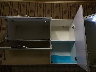 купить кухонный шкаф: Кухонный шкаф, Б/у, Навесной, Без мойки, ЛДСП — 2