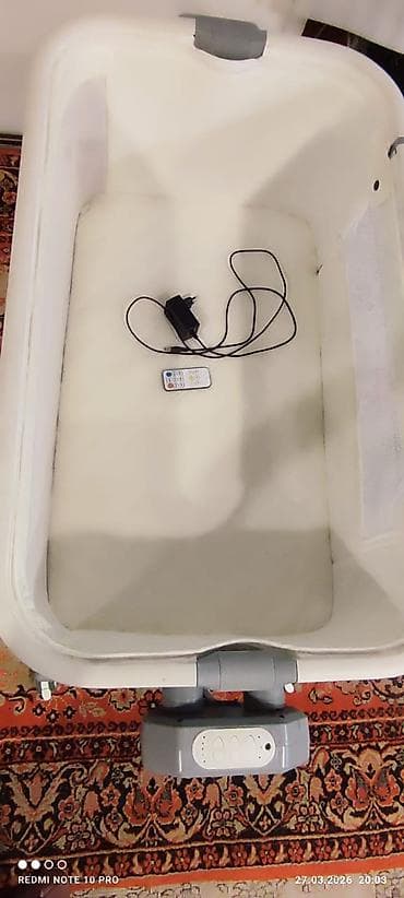 электрони калибел: Люлька, Б/у, Колыбель, цвет - Серый, Самовывоз — 2