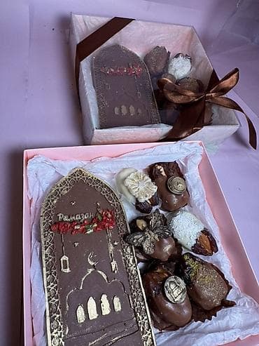 банан каробка алам: Подарочный набор «Рамадан» - Авторский бокс в прозрачной коробке с — 5