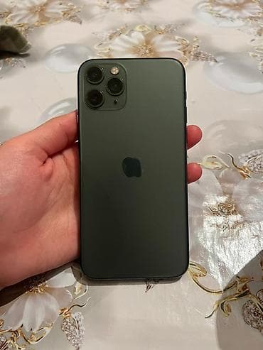 IPhone 11 Pro, Жаңы, 256 ГБ, Matte Midnight Green, Каптама, 78 % — 1