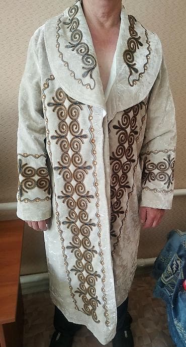 хиджаб бу: Новые мужские чапан и калпак. Цвет светло - бежевый Подойдёт на 48-54 — 5