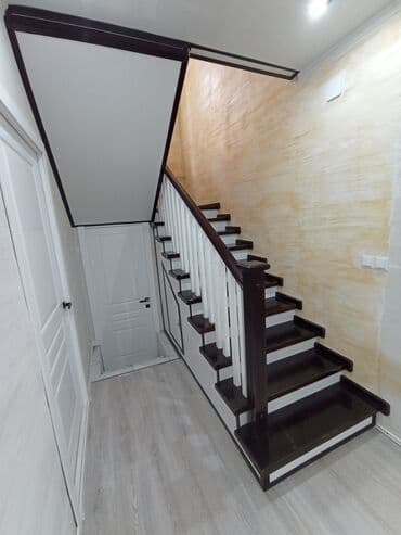 гостевой дом на иссык куле: Лестницанын баардык турун жазайбыз кара жыгач, сосна, фониерден — 9