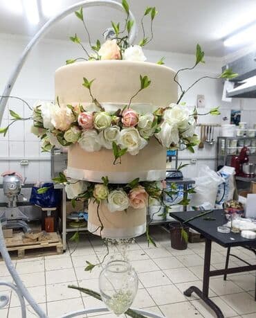 Подставка под "ПОДВЕСНОЙ ТОРТ" для кондитеров! 3 уровня! Одна в