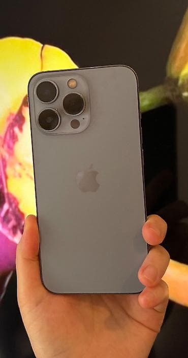IPhone 13 Pro, Новый, 128 ГБ, Sierra Blue, Защитное стекло, Чехол, Кабель, 76 % — 6