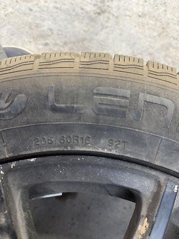 maxda demio: Колеса в сборе 205 / 60 / R 16, Зима, Запаска, Литые, отверстий - 5 — 2