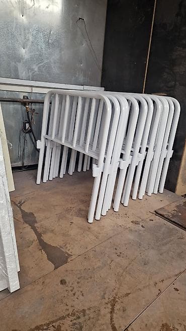 железный крават: Металлическая односпальная кровать - Конструкция: прочная сварная — 2