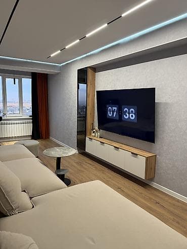 75: 2 комнаты, 61 м², Кок-Жар мкр 9 этаж, Дизайнерский ремонт — 2