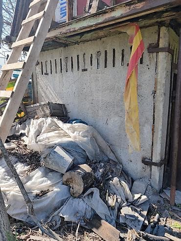 рещетка для окон: Заборные плиты с башмаками б/у, самовывоз — 4