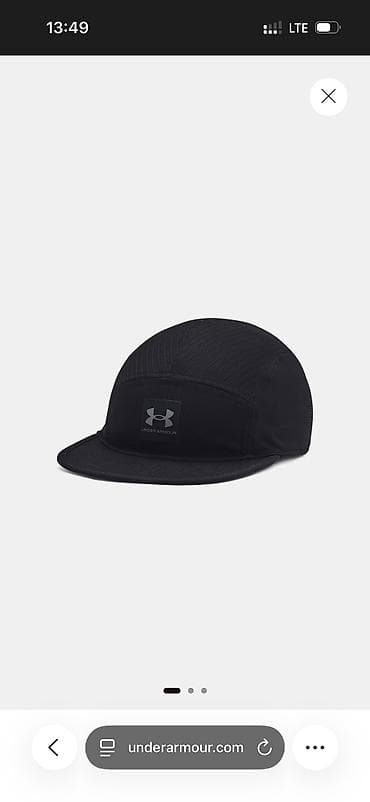 кепка under armour: Головные уборы, Under Armour, Новый, цвет - Черный, Самовывоз, Платная доставка — 2