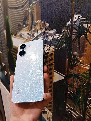 redmi телефон: Redmi, Redmi 13C, 256 ГБ, цвет - Голубой — 3