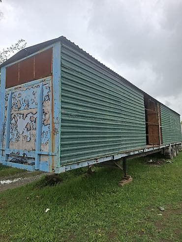 Передвижной вагон-дом на шасси (полуприцеп) - Корпус из профлиста