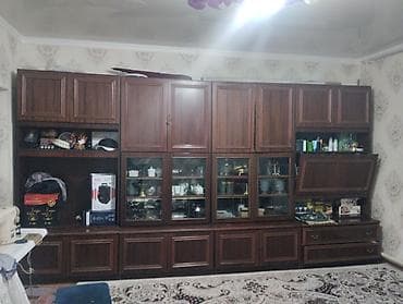 Үй жана бакча: Дубал шкаф, Дубал шкаф түрү: Модулдуу, Үй, конок бөлмөсү үчүн, Өзгөчөлүктөрү: Тамак-аш идишин сактоо үчүн — 1